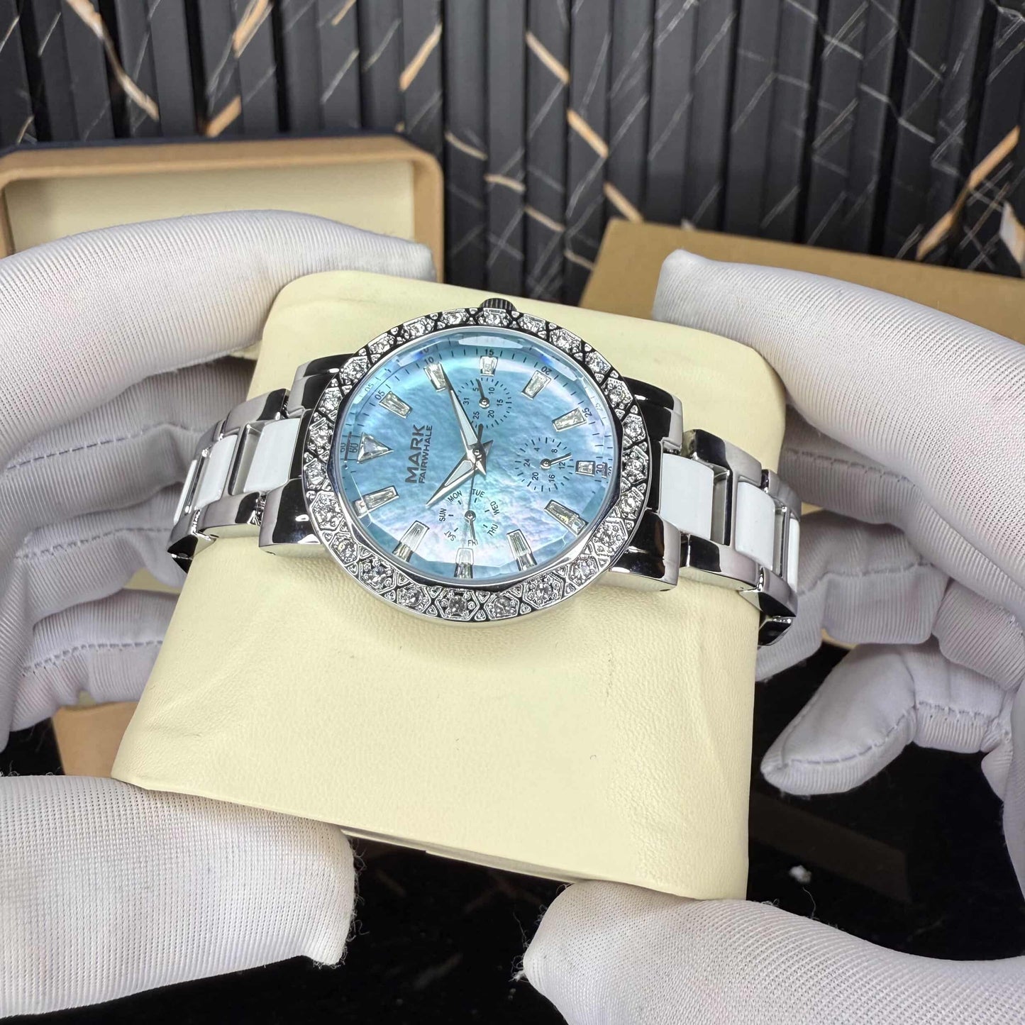 Pearl radiance(silver blue)